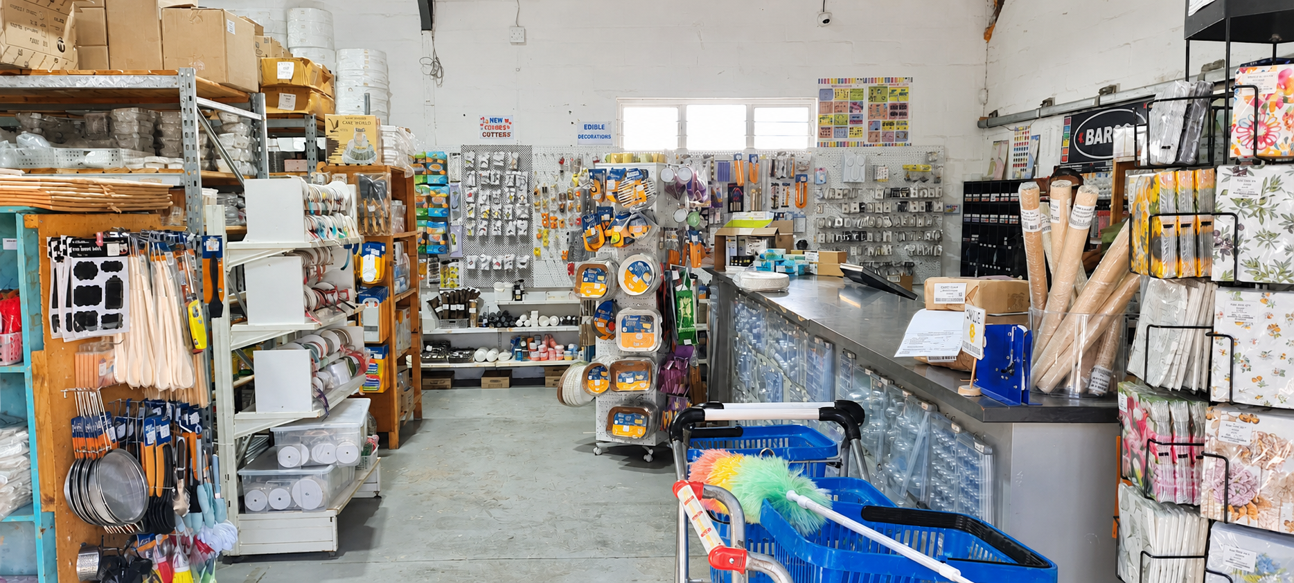 WP Packaging shop counter and cake decorating department