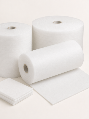 White closed-cell Airothene polyethylene foam wrapping rolls and sheets