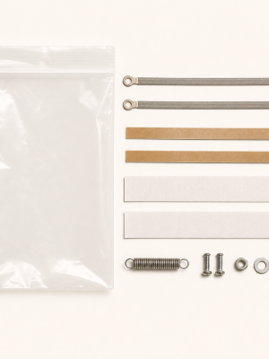 Impulse heat sealer repair kit with elements PTFE strips spring and fasteners