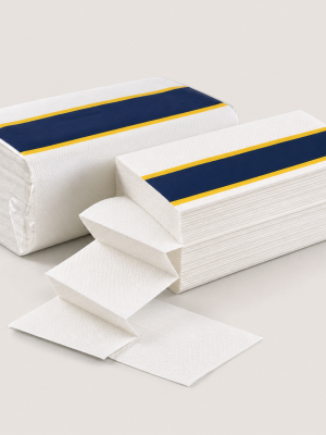 Commercial Z-fold interfold white paper towels