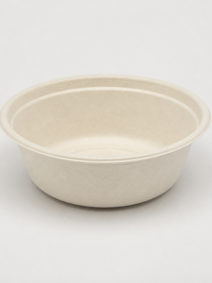 Natural fibre bagasse bowl