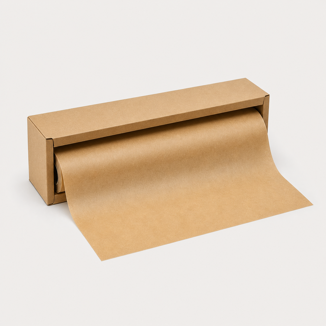 Brown non-stick baking paper roll