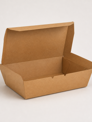 Natural kraft deli takeaway box