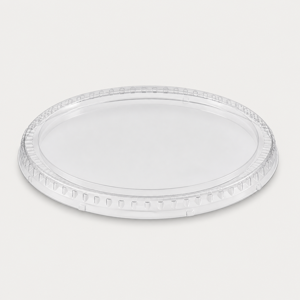 Clear flat lid for vintage range container