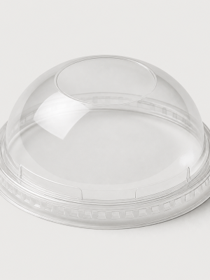 Clear domed lid for vintage range container
