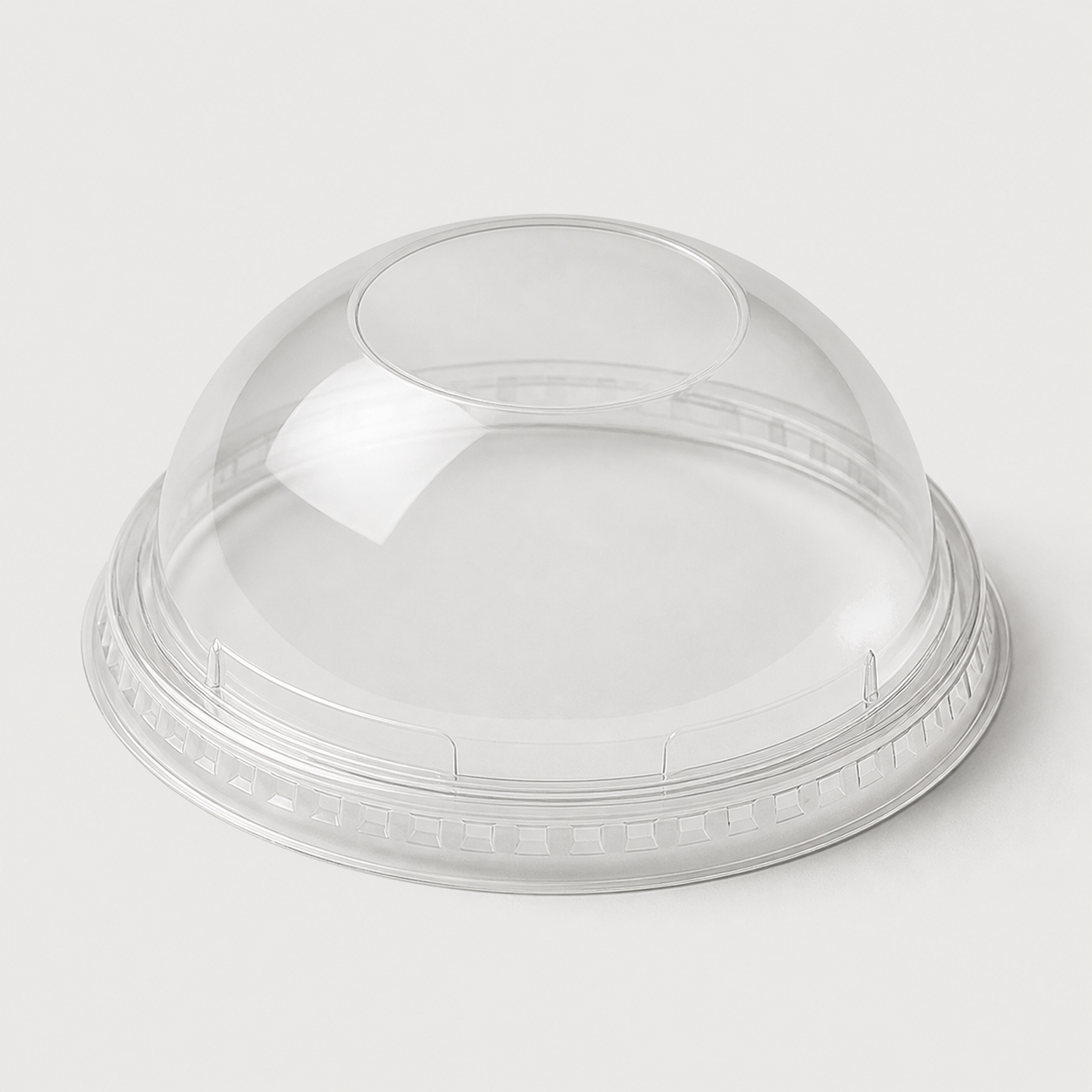 Clear domed lid for vintage range container